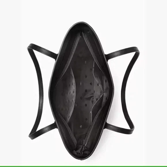 Kate Spade Jana Tote Saffiano Leather Black NEW WITH TAGS MSRP $359 BIG BAG - Picture 5 of 6